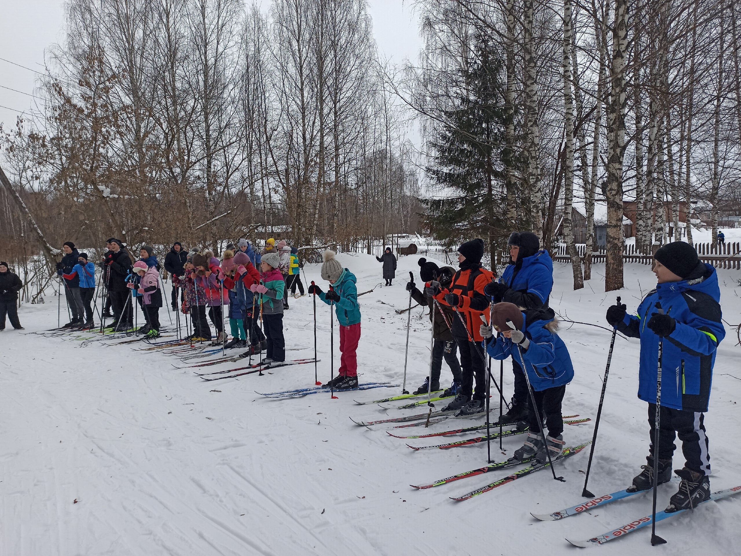 Открытие лыжного сезона.